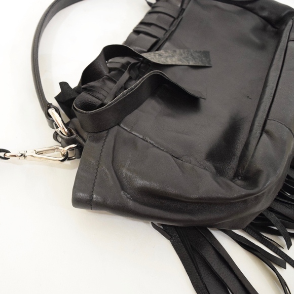 ❌SOLD❌Authentic PRADA Lace Leather Shoulder Bag - Picture 6 of 8